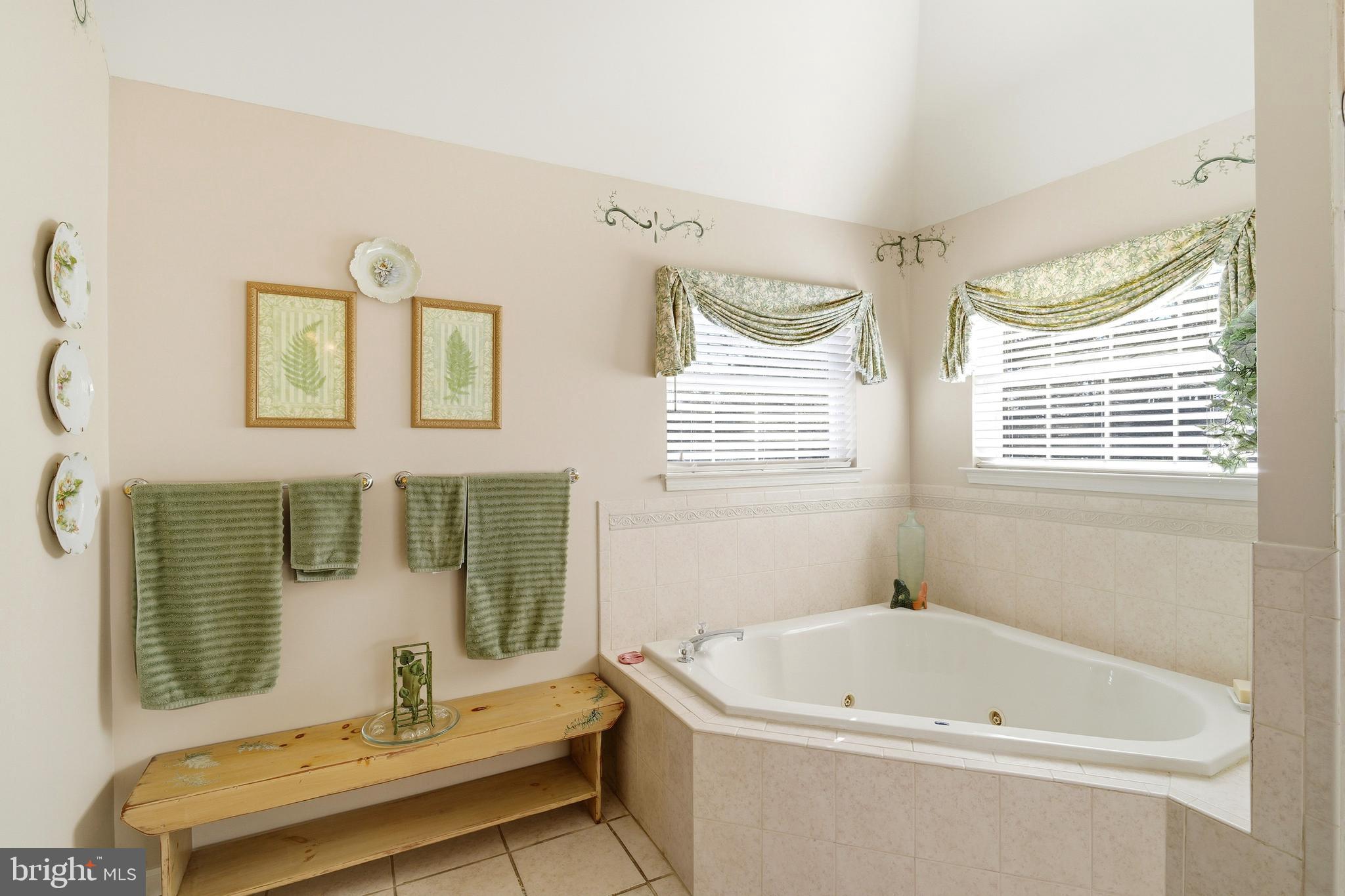 27 Rodeo Drive West Creek, NJ 08092 - Photo 38 of 52 a bathroom with a tub sink and mirror