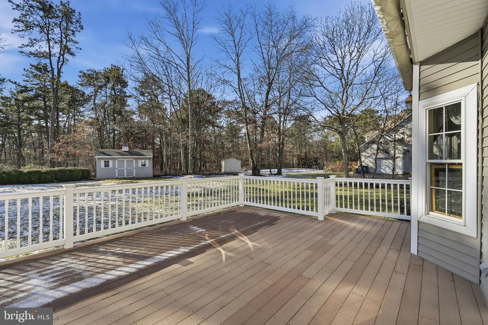27 Rodeo Drive West Creek, NJ 08092 - Photo 48 of 52 a view of a deck with a fence
