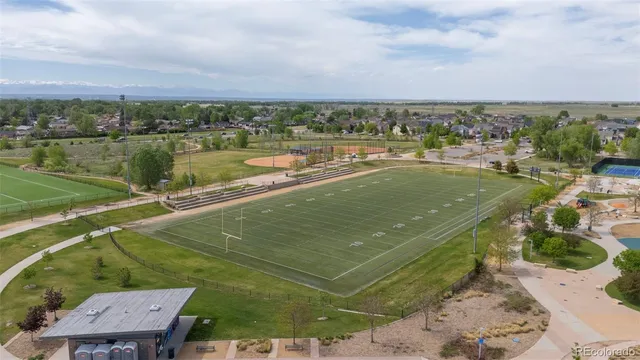 a view of a lake with a city