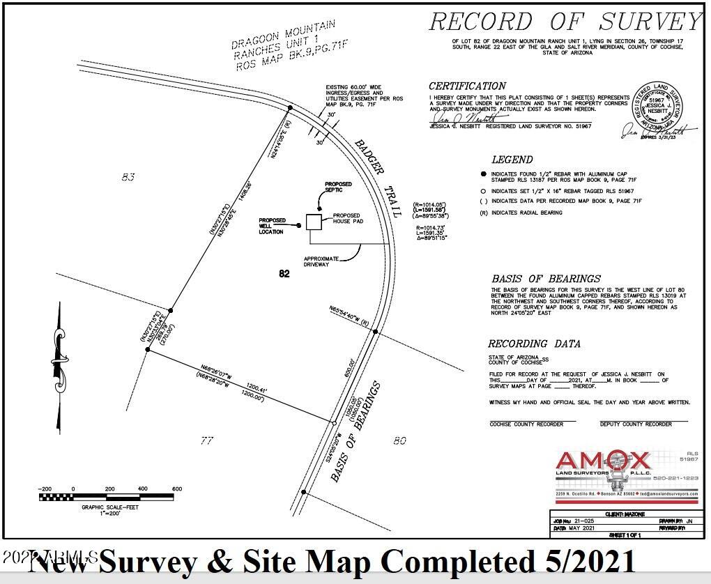 -lot82 East Badger Trail, Unit 82 St. David, AZ 85630 - Photo 21 of 21 Survey