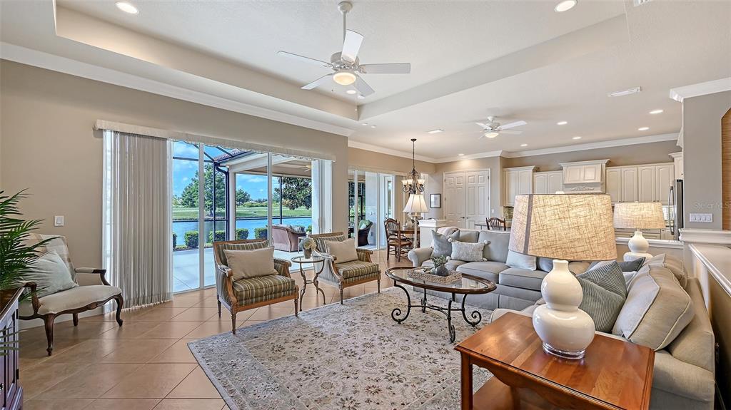 14718 Secret Harbor Place Lakewood Ranch, FL 34202 - Photo 13 of 73 a living room with furniture and a large window