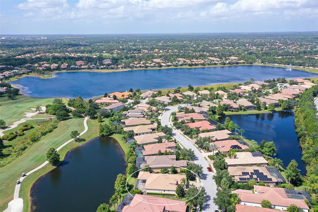 14718 Secret Harbor Place Lakewood Ranch, FL 34202 - Photo 51 of 73 an aerial view of a city