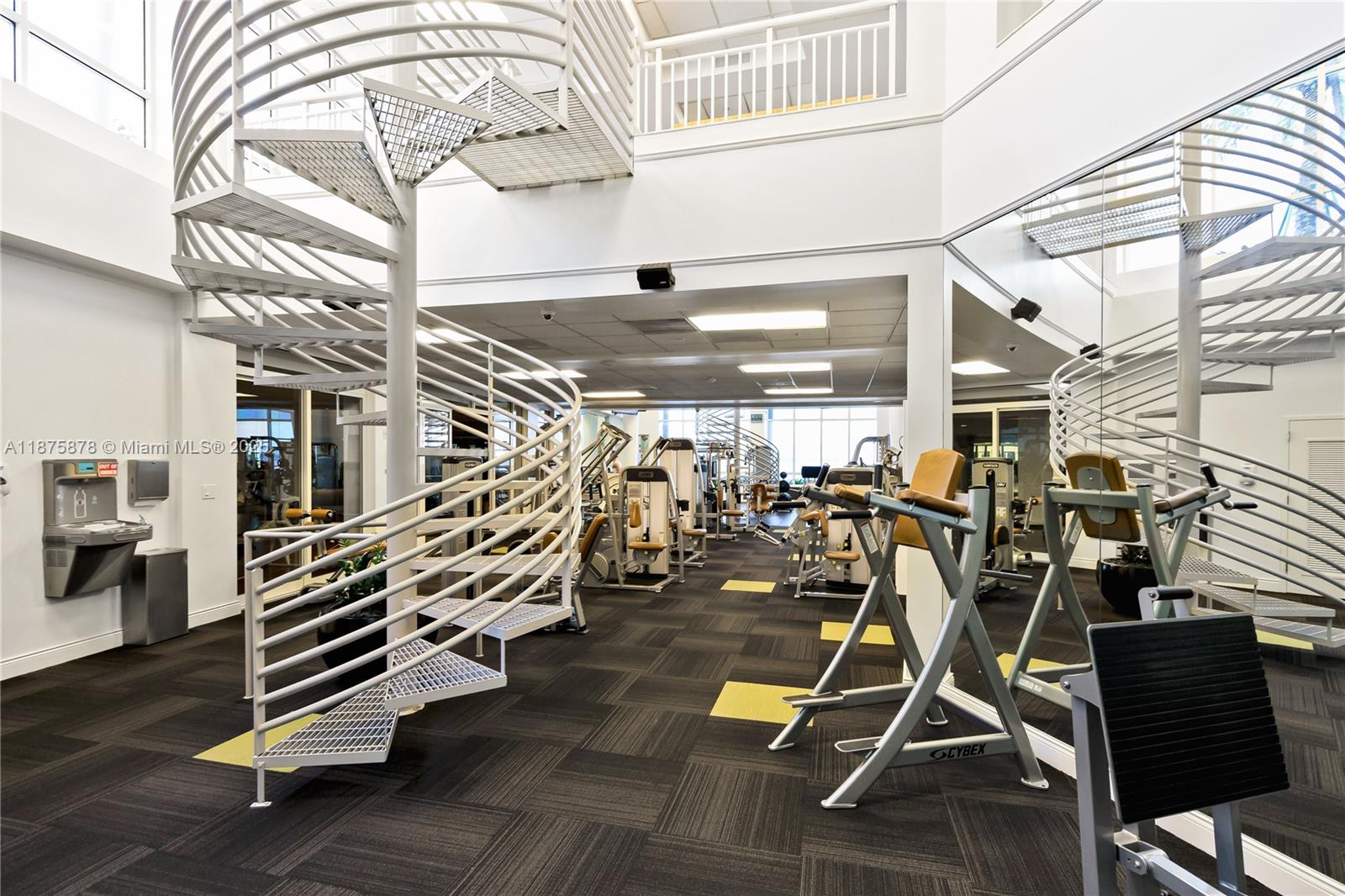 848 Brickell Key Drive, Unit 3803 Miami, FL 33131 - Photo 17 of 42 a view of a room with gym equipment