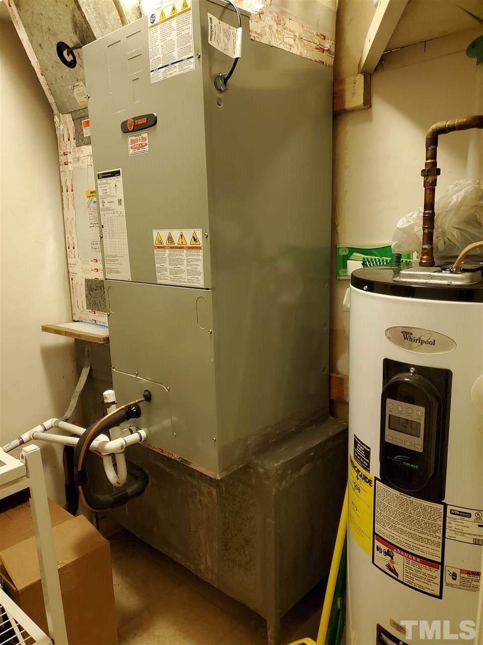 4643 Edwards Mill Road, Unit 4643 Raleigh, NC 27612 - Photo 29 of 29 HVAC replaced in July 2020, if you look closely you can see the UV light on the filter--effective in killing mold, bacteria and viruses