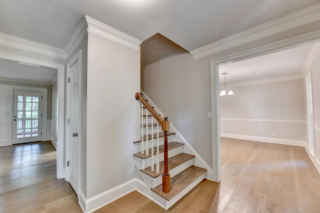 3791 Old Bridge Way Duluth, GA 30096 - Photo 11 of 58 a view of entryway with wooden floor