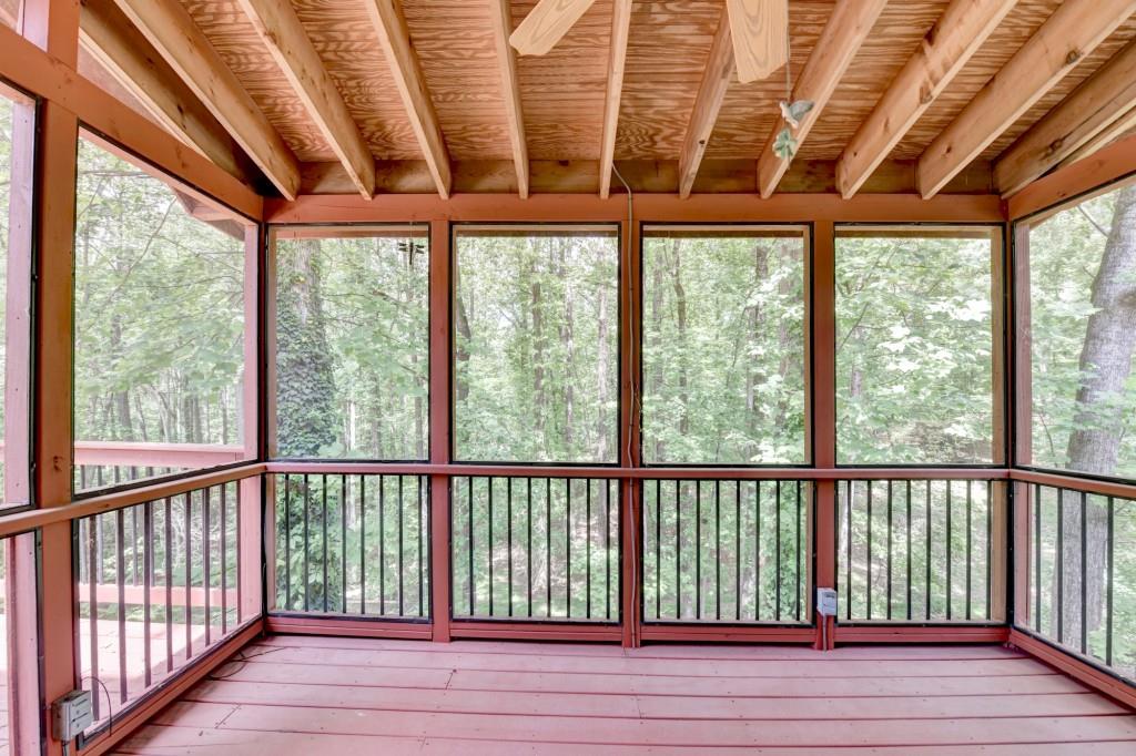 3791 Old Bridge Way Duluth, GA 30096 - Photo 55 of 58 a view of a porch with wooden floor and outdoor space