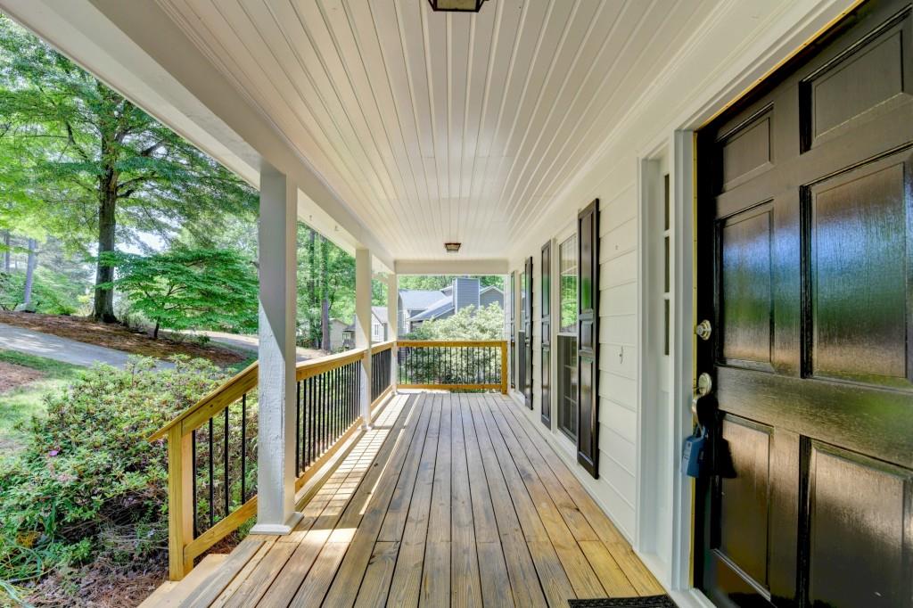 3791 Old Bridge Way Duluth, GA 30096 - Photo 7 of 58 a view of balcony with wooden floor