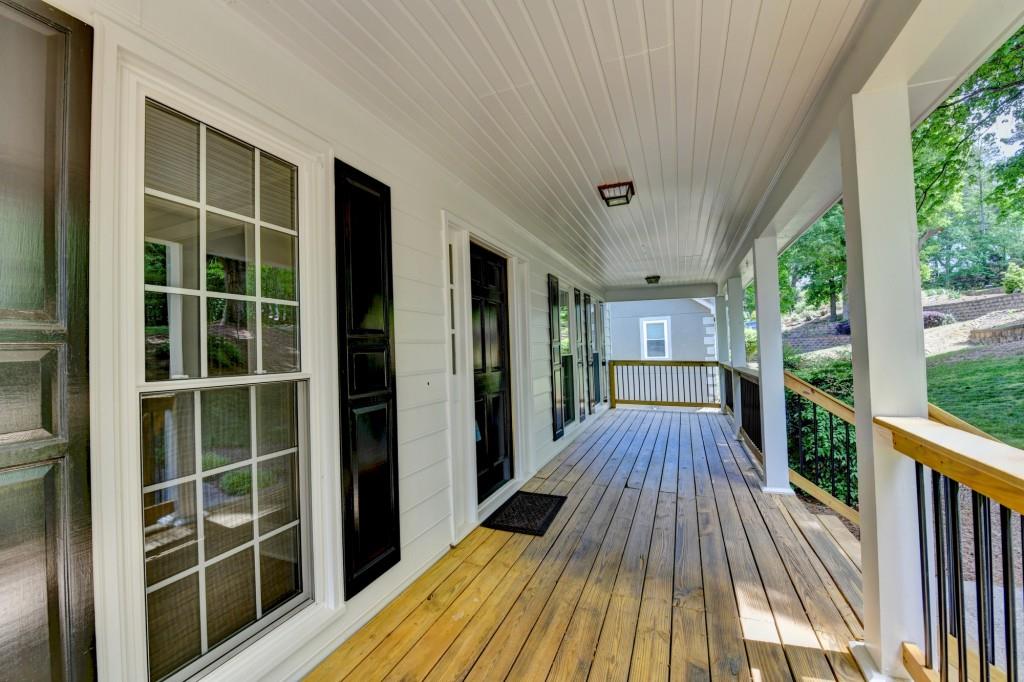 3791 Old Bridge Way Duluth, GA 30096 - Photo 8 of 58 a view of balcony with wooden floor and fence