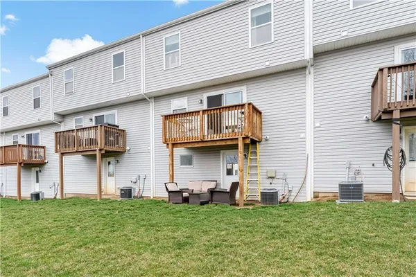 a view of yard from outdoor seating