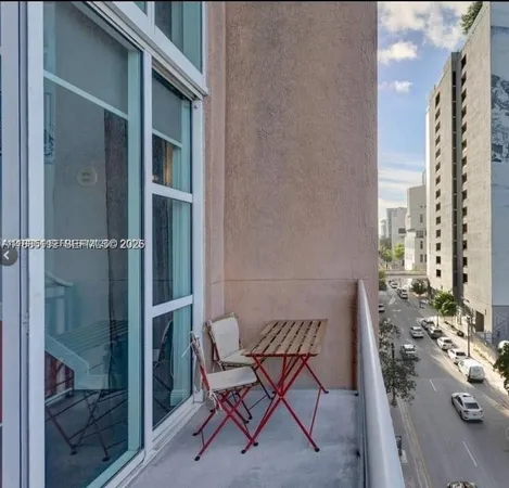 a view of balcony and patio