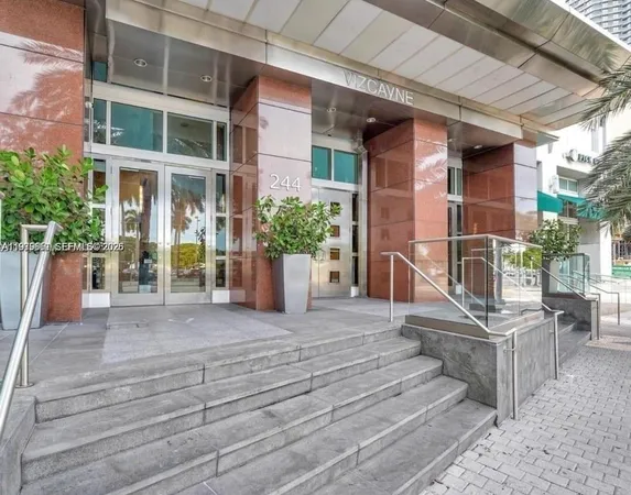 a view of a building with many windows