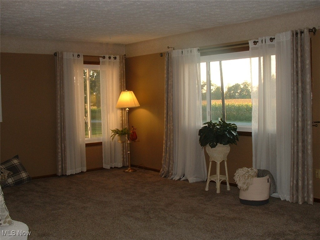 Spacious room with lots of natural light and great view of the countryside