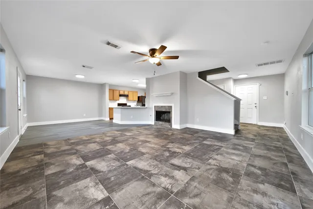 a view of an empty room