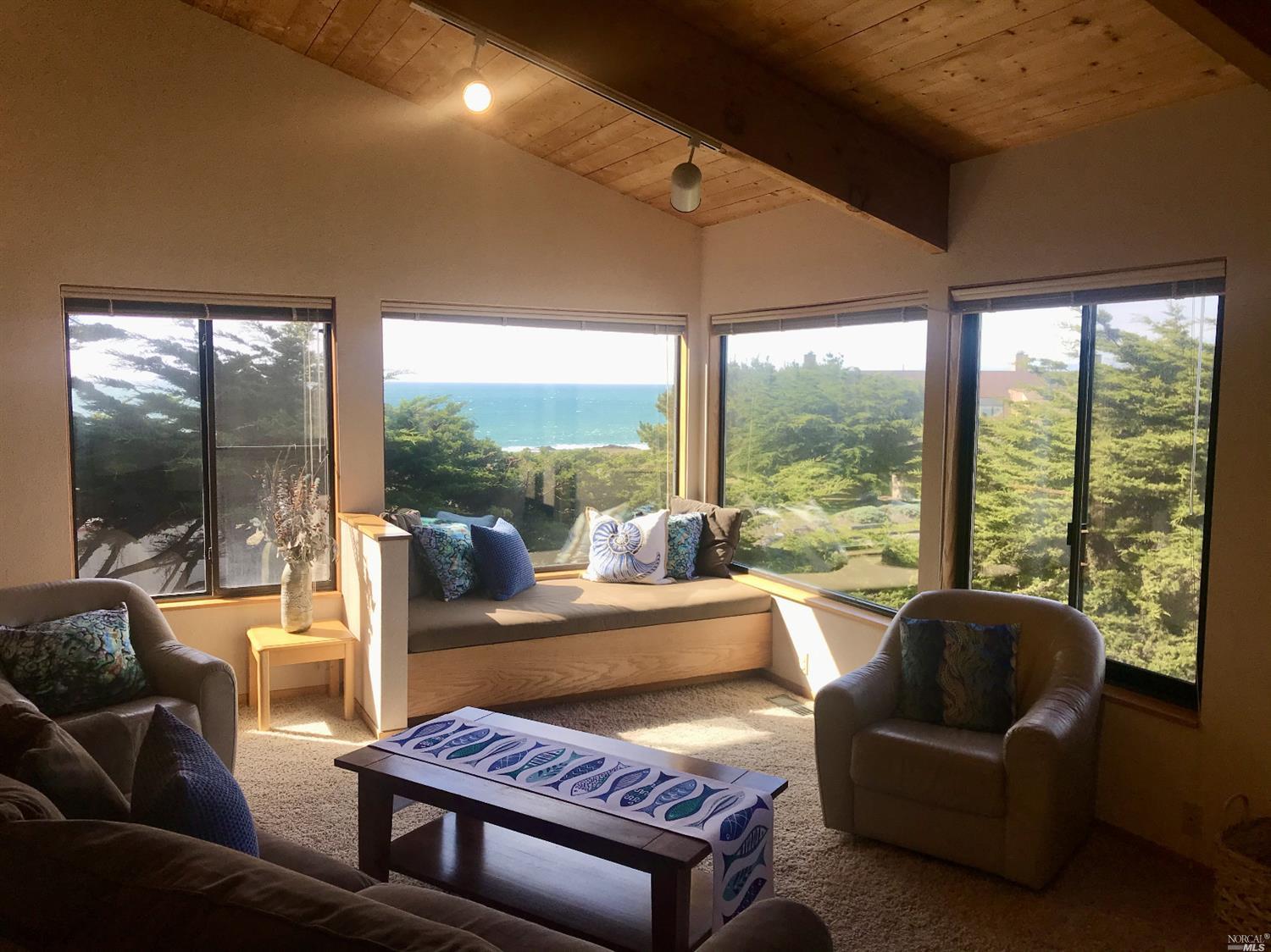 384 Del Mar Point The Sea Ranch, CA 95497 - Photo 1 of 1 White water living room view