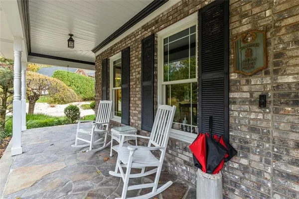 a view of a chairs with a outdoor space