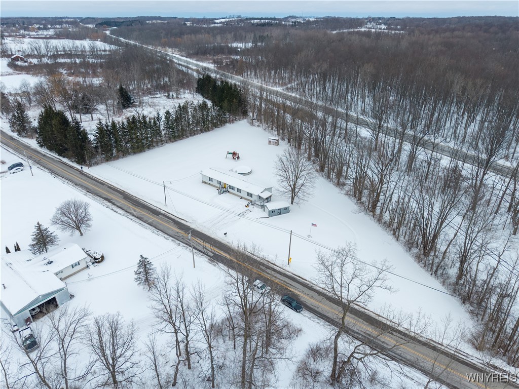 10679 Pavilion Center Road Pavilion, NY 14525 - Photo 4 of 44 Drone Lot view