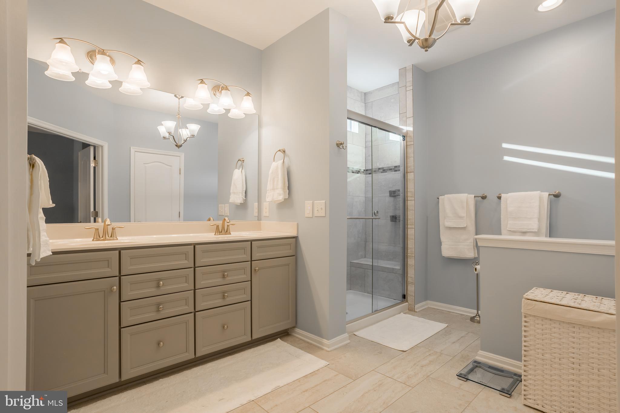 34491 Spring Brook Avenue Lewes, DE 19958 - Photo 25 of 59 a bathroom with a double vanity sink mirror and toilet