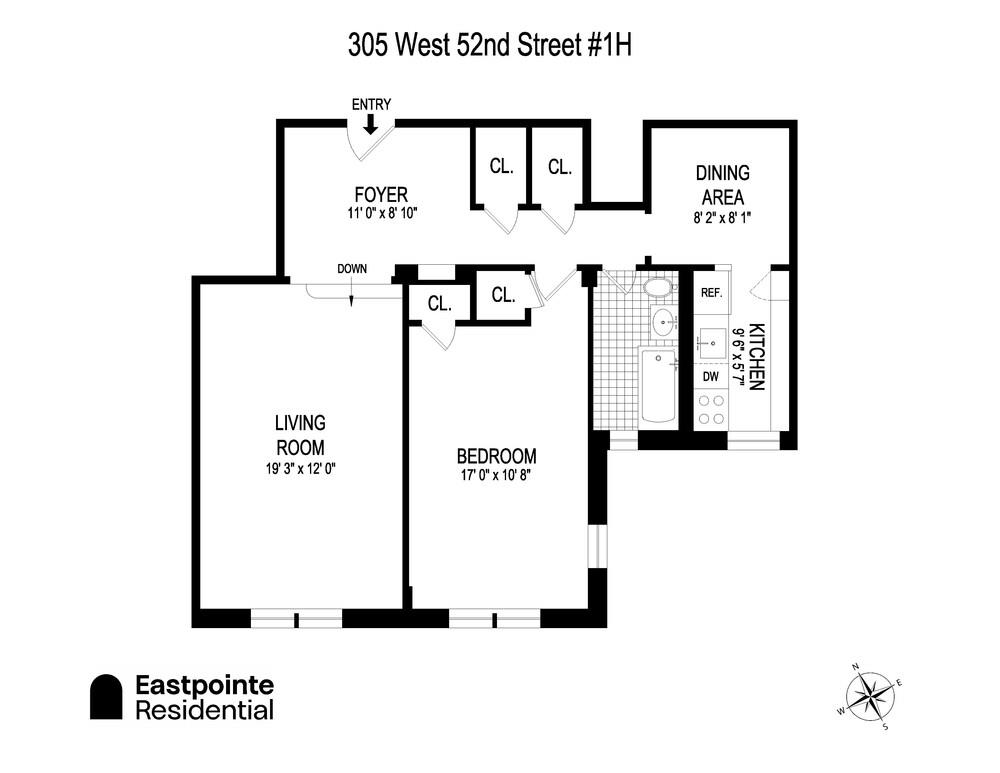 305 West 52nd Street, Unit 1H Manhattan, NY 10019 - Photo 8 of 8