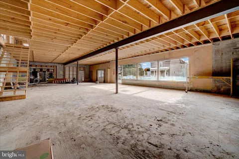 a view of a water heater room