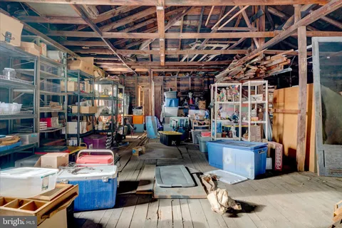 a view of storage and utility room