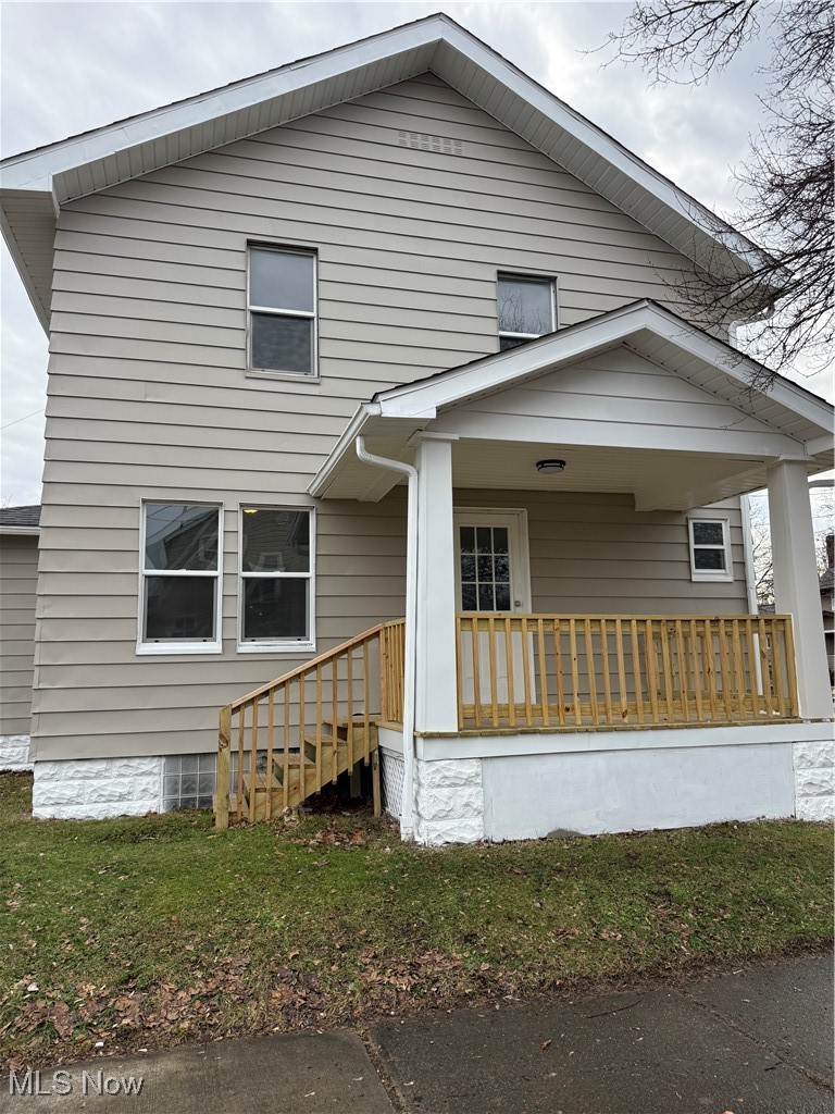 1013 Berwin Street Akron, OH 44310 - Photo 1 of 13 View of front of home featuring covered porch