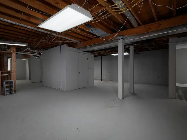 a view of an empty room