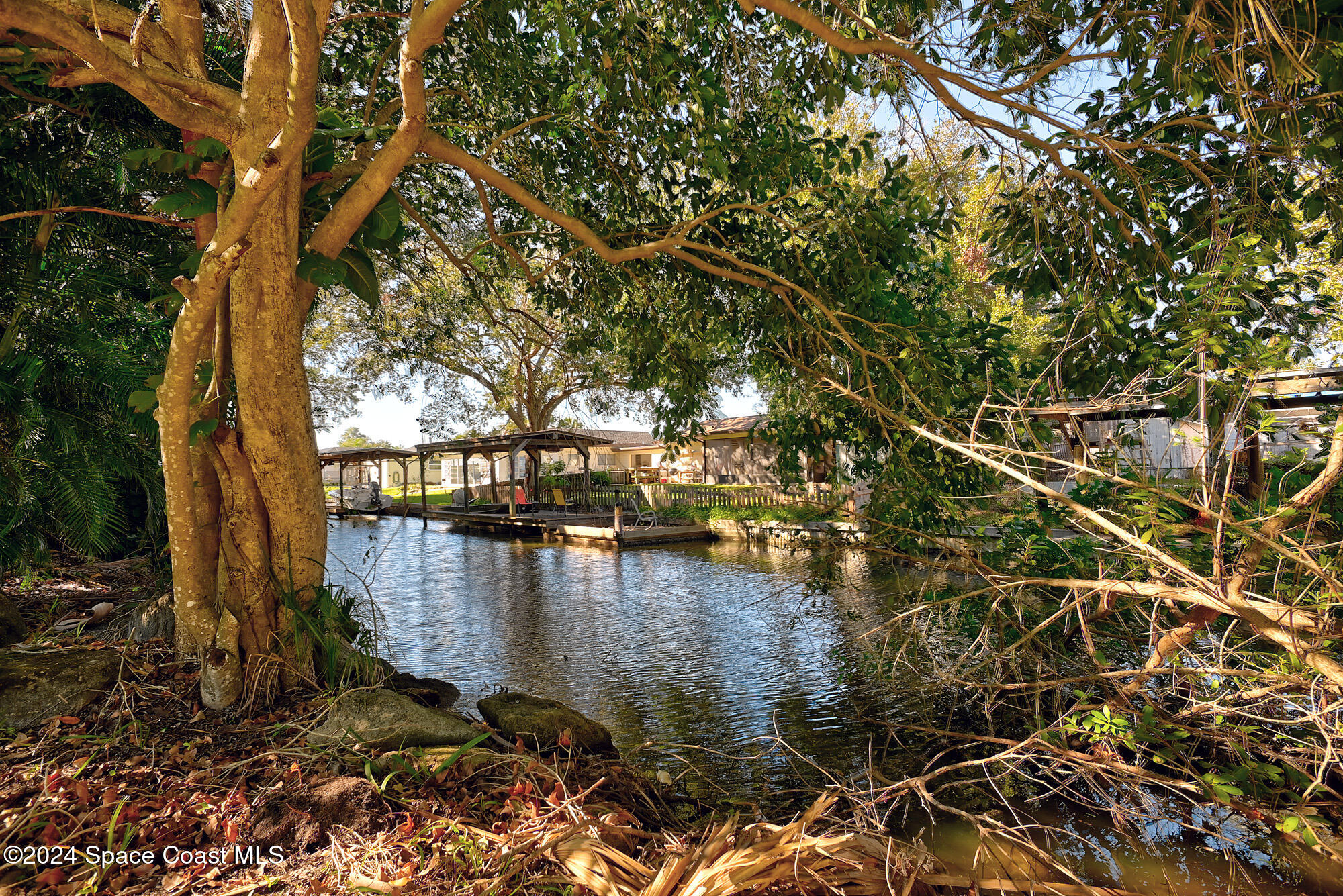264 Serenity Point Lane Merritt Island, FL 32952 - Photo 2 of 12 a view of a lake with a tree
