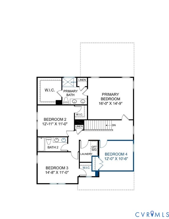 913 Charlemagne Road Midlothian, VA 23114 - Photo 3 of 3 Second Floor