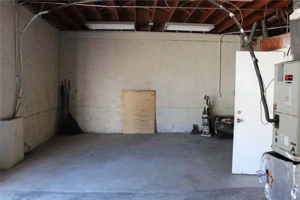 a view of water heater room