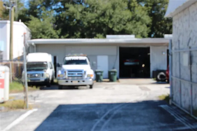 a view of car parked in parking lot