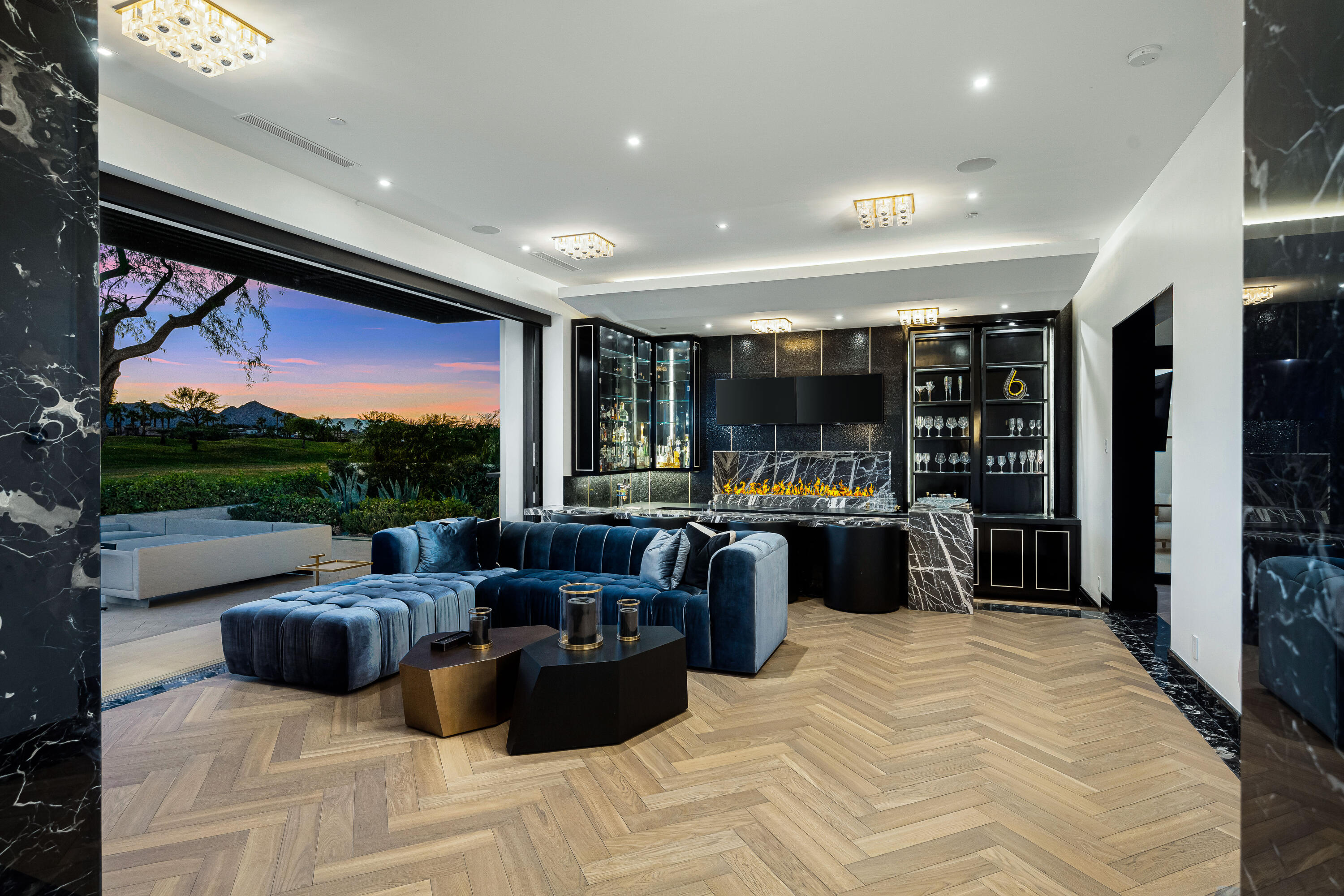 53747 Via Strada La Quinta, CA 92253 - Photo 20 of 59 a living room with furniture and a large window