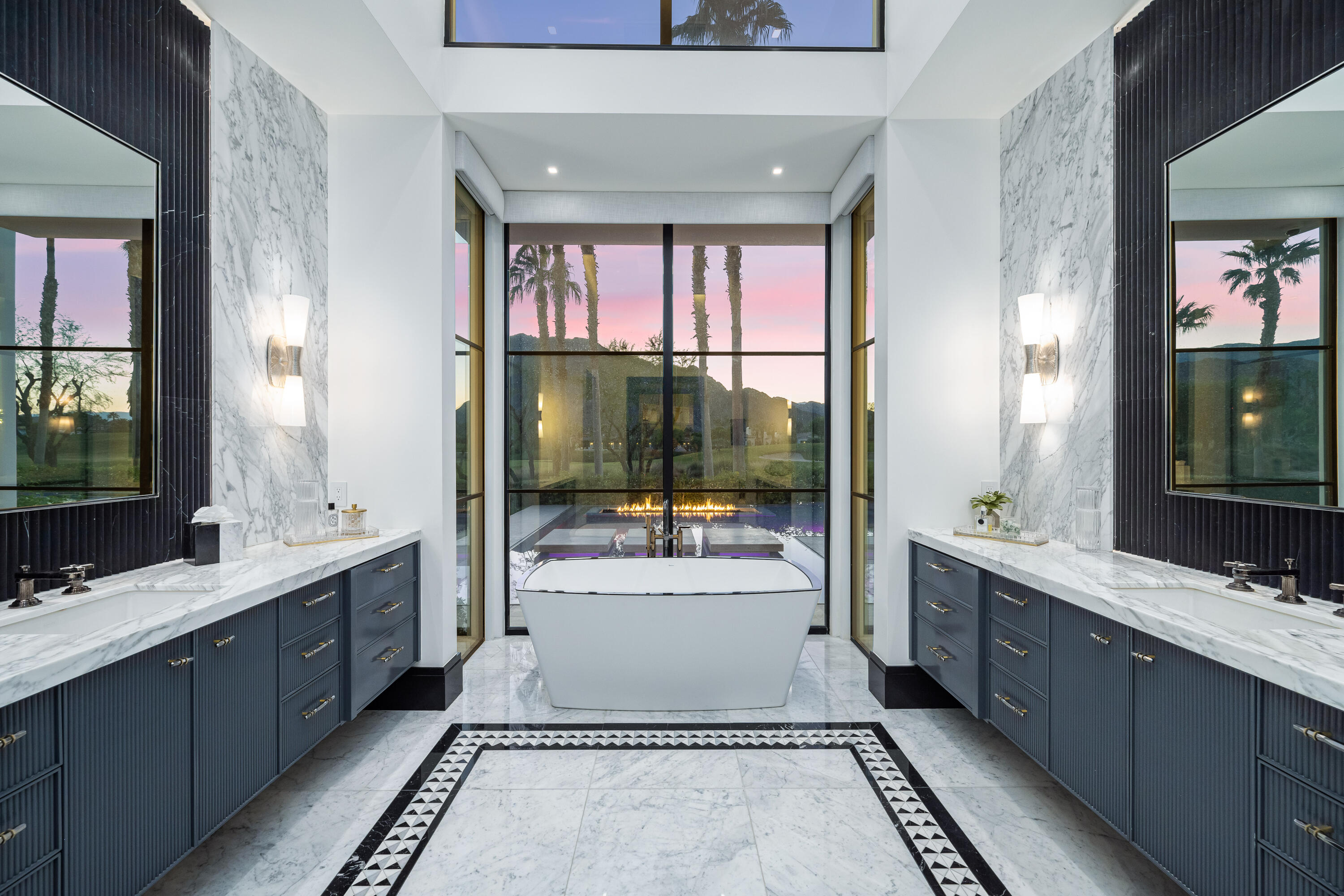 53747 Via Strada La Quinta, CA 92253 - Photo 29 of 59 a bathroom with a sink mirror and window