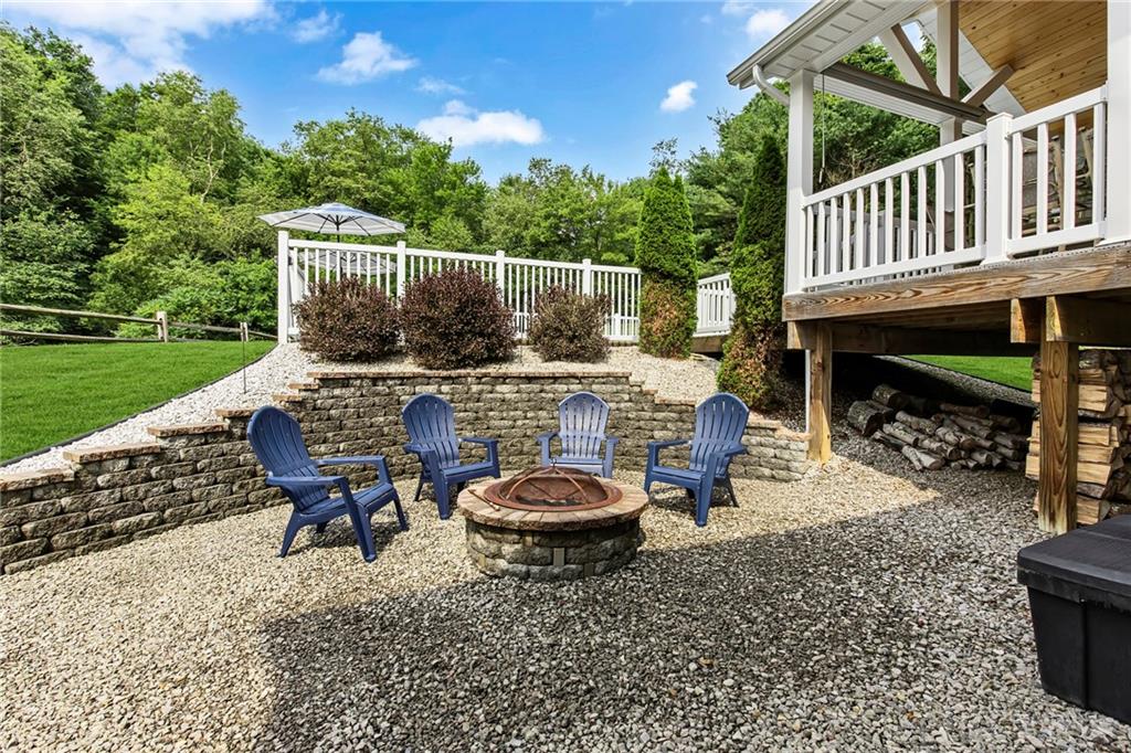 358 Mack Hollow Road Georgetown, PA 15043 - Photo 14 of 49 Firepit area