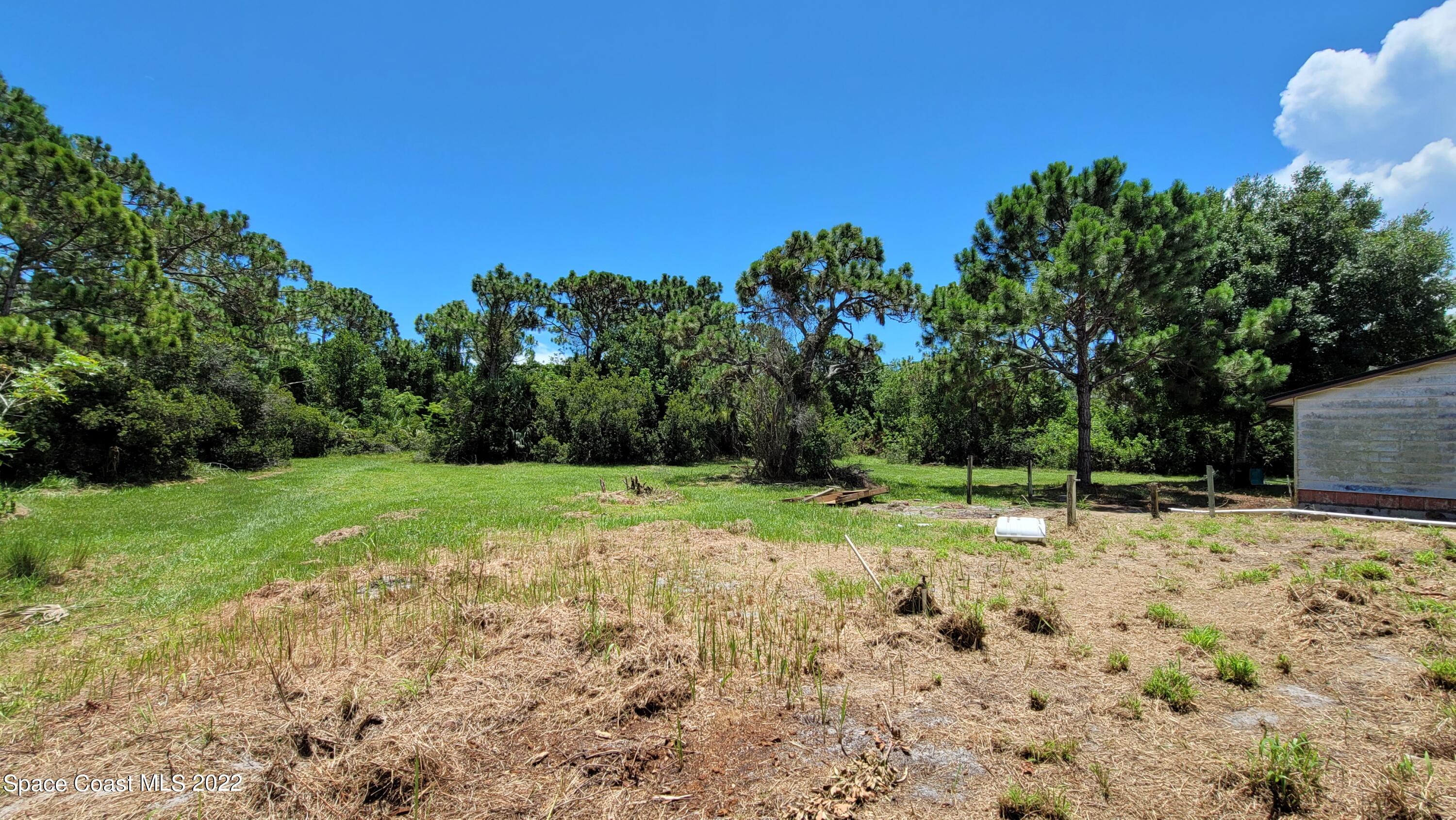 1910 Atz Road Malabar, FL 32950 - Photo 58 of 58 a backyard of a house with lots of green space