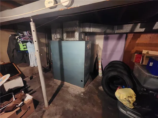 a view of storage and utility room