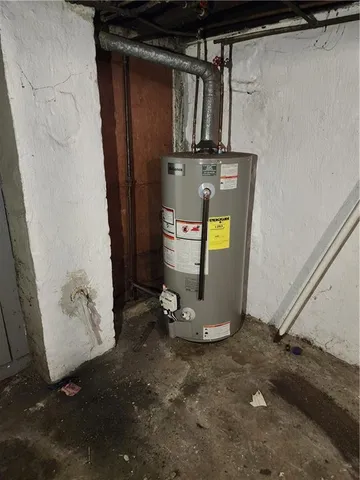 a view of water heater room