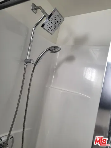 a close view of shower