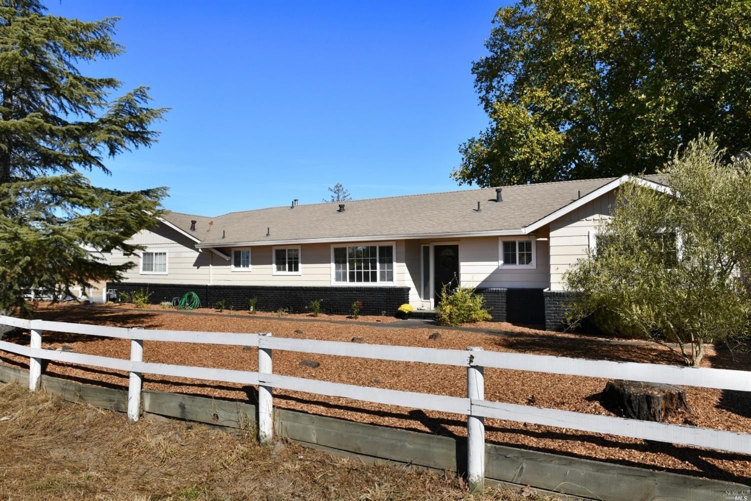 2610 Fulton Road Fulton, CA 95439 - Photo 1 of 1 a view of house with outdoor space and sitting area