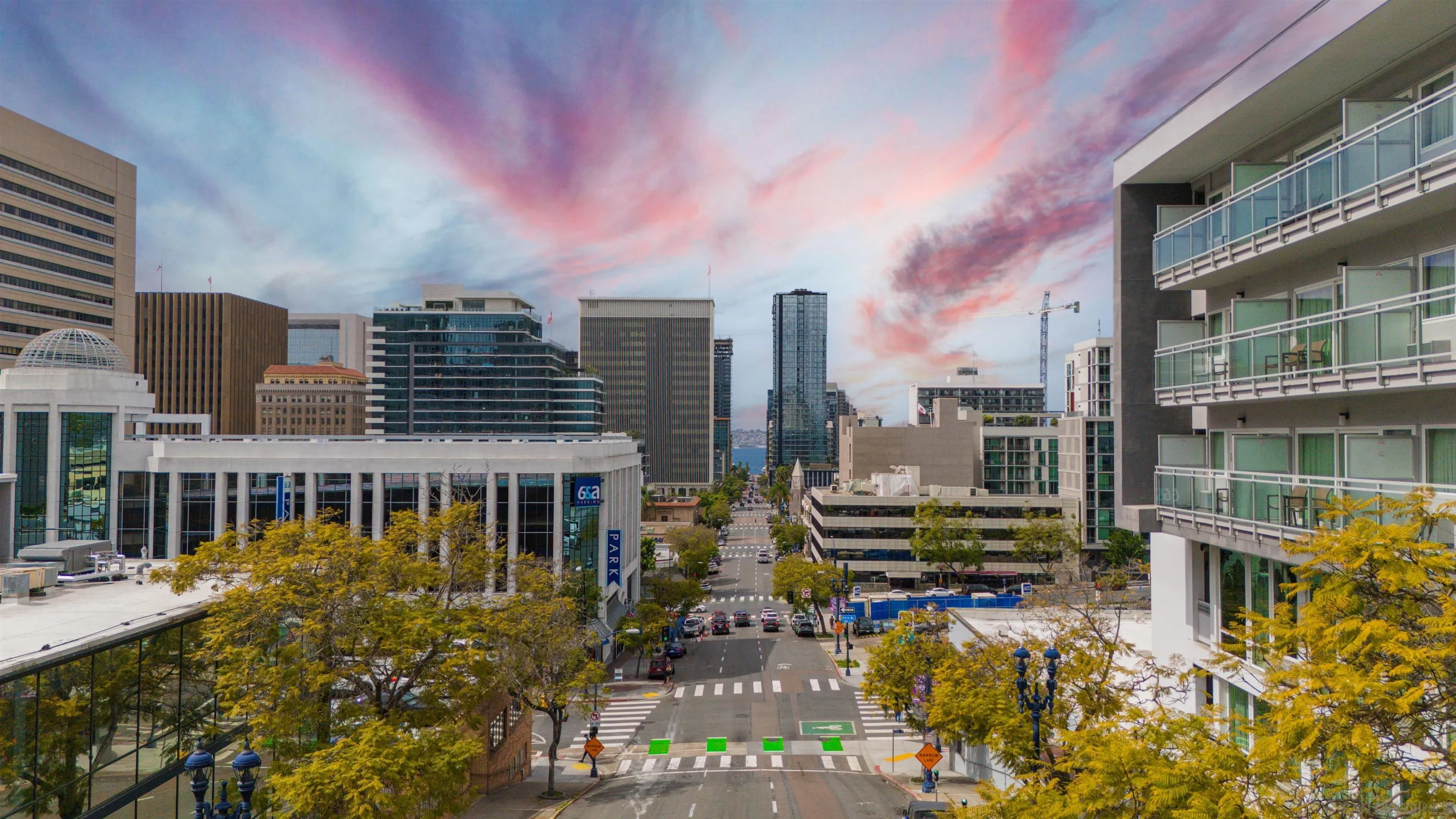 702 Ash Street, Unit 102 San Diego, CA 92101 - Photo 31 of 31 a view of a city with tall buildings