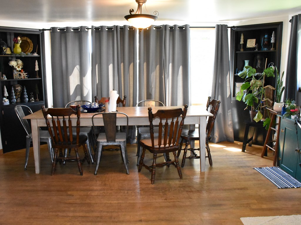 1334 Cochranton Road Carlton, PA 16311 - Photo 18 of 49 a view of a dining room with furniture window and wooden floor
