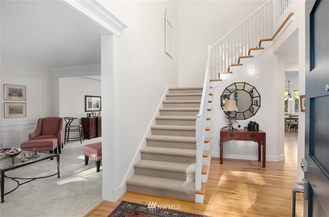 18906 Ross Road Bothell, WA 98011 - Photo 4 of 34 a view of entryway and hall with wooden floor
