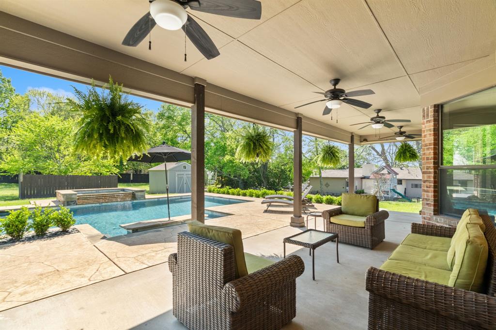 106 East Fork Road Sunnyvale, TX 75182 - Photo 4 of 36 Covered Patio + Pool