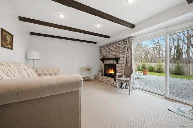 a bathroom with a sink and a shower curtain