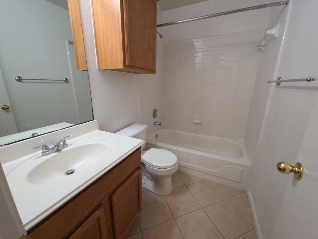 21320 Derby Day Avenue Pflugerville, TX 78660 - Photo 16 of 21 a bathroom with a sink a toilet and shower