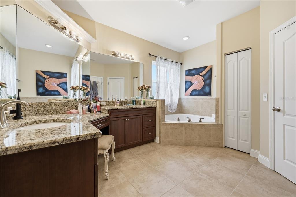 24934 Northwest 170th Road High Springs, FL 32643 - Photo 20 of 33 a spacious bathroom with a tub sink and mirror