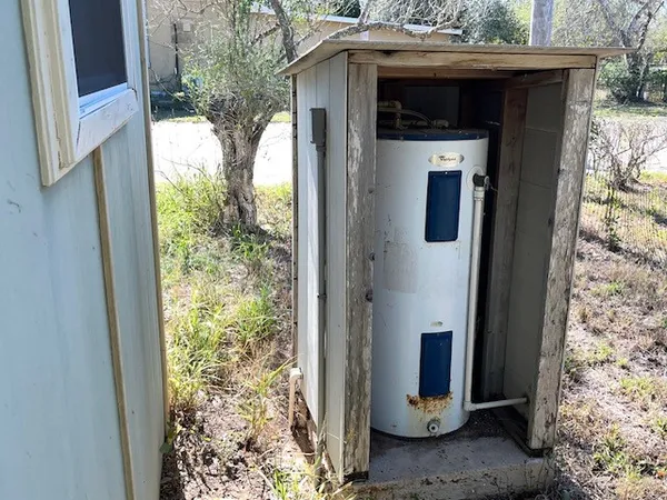 a view of a door and the floor to ceiling window