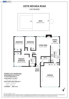 $779,000 | 23719 Nevada Road, Hayward, CA 94541