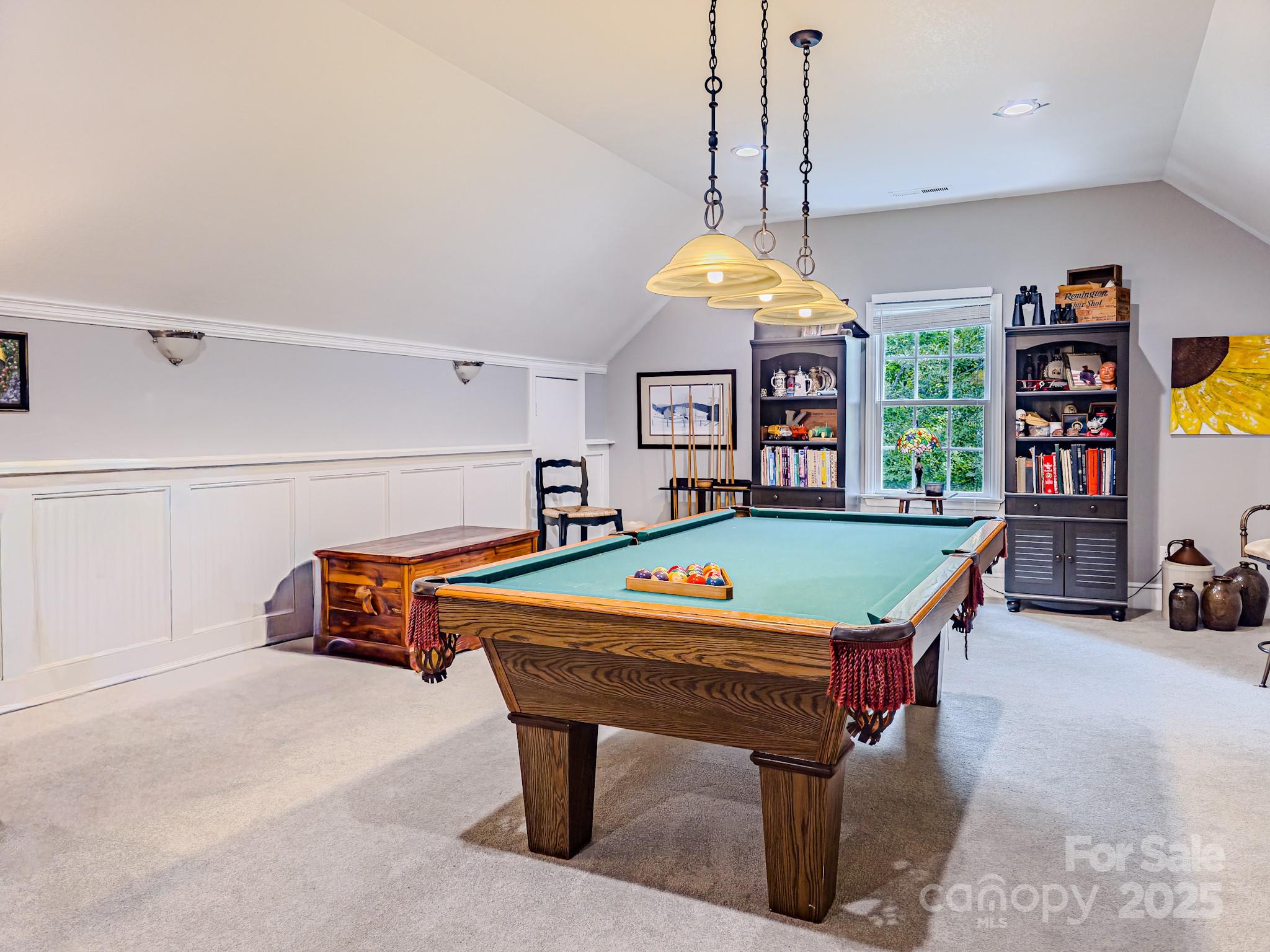 134 Chisholm Trail Rutherfordton, NC 28139 - Photo 17 of 48 a room with pool table and windows
