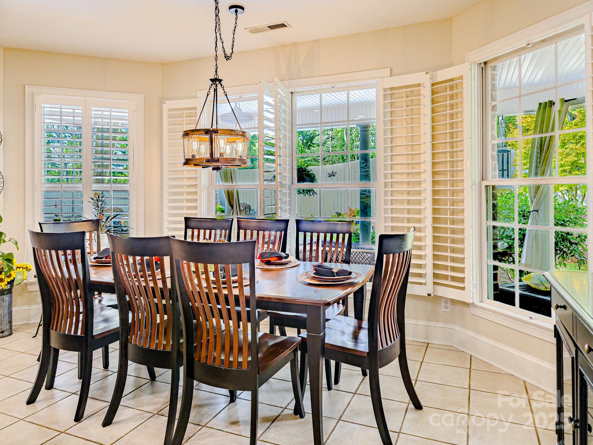 134 Chisholm Trail Rutherfordton, NC 28139 - Photo 20 of 48 a view of a dining room with furniture window and outside view