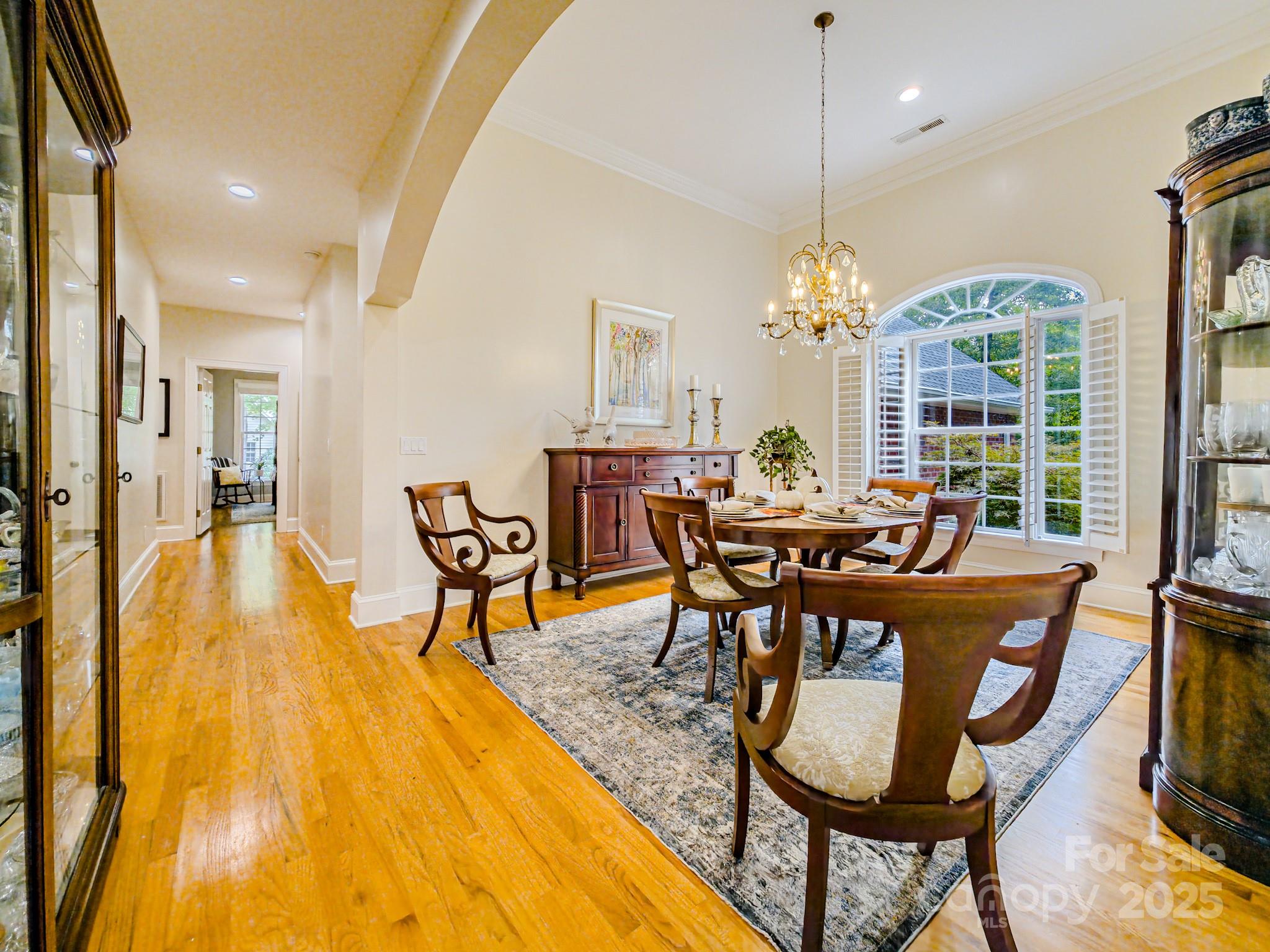 134 Chisholm Trail Rutherfordton, NC 28139 - Photo 4 of 48 a dining room with furniture and chandelier